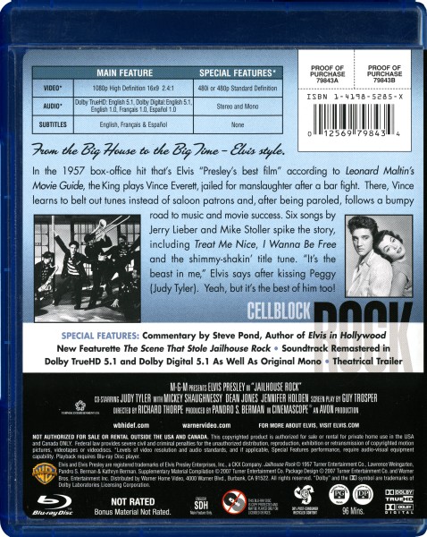  Blu-ray Jailhouse Rock