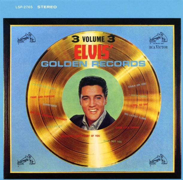 CD Elvis Golden Records Volume 3 RCA Victor LSP-2765