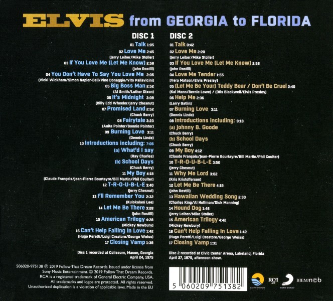 CD From Georgia To Florida FTD 506020-975138