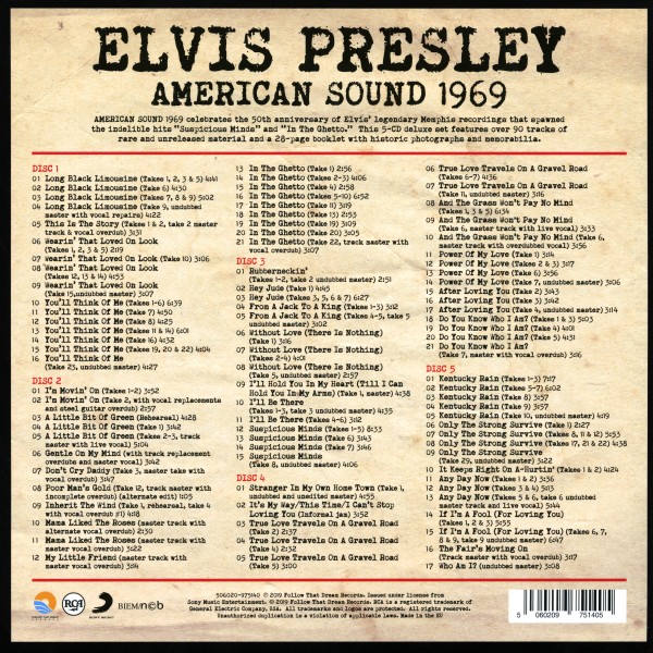 CD  American Sound 1969 FTD 506020-975140