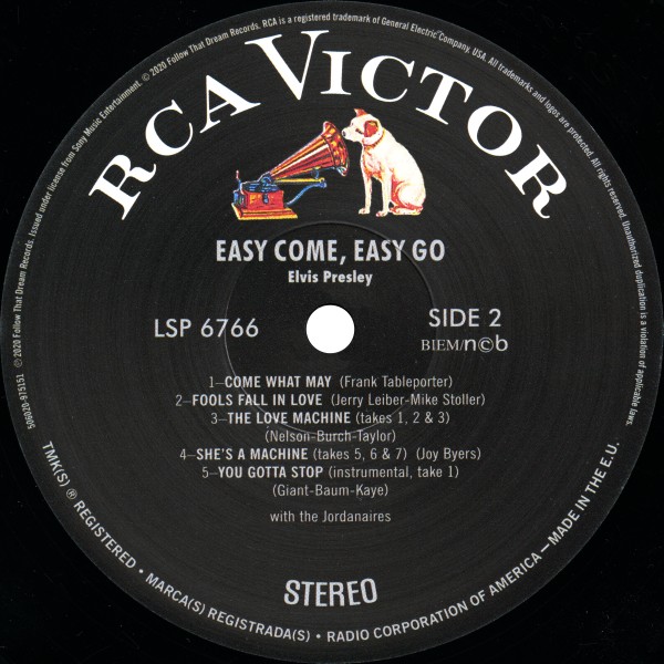 LP Easy Come, Easy Go FTD 506020-975151