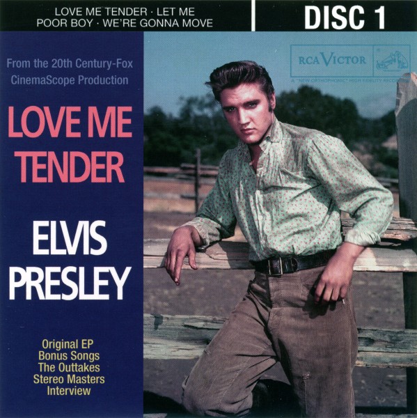 CD-Book Love Me Tender Through The Lens Of Robert Vose FTD 506020 975156