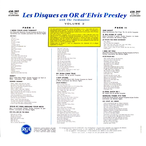 LP Les Disques En Or VPI 783 492