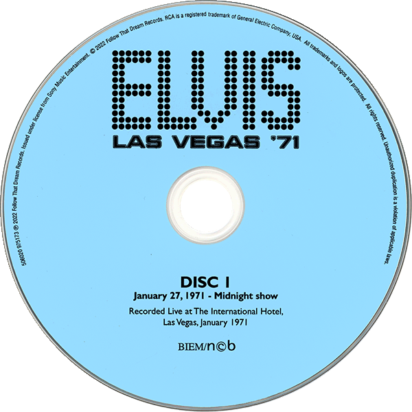 CD Las Vegas '71 FTD 506020-975173