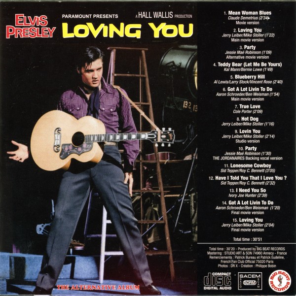 LP CD Loving You  The Alternative Album Pack Collector  Big Beat Records BBR 2-00055-1