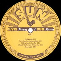 LP Book Elvis Prodigy Of Sun Records KJ Consulting Tef Lpm 10-01