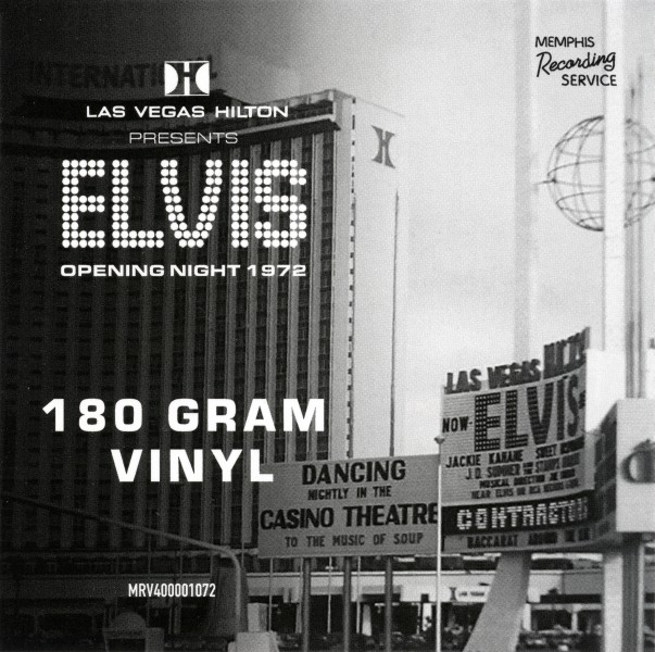 LP Las Vegas Hilton Present Elvis Opening Night 1972 MRS MRV400001072