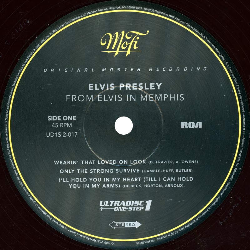 LP Box Ultradisc From Elvis In Memphis Mofi 19439948651