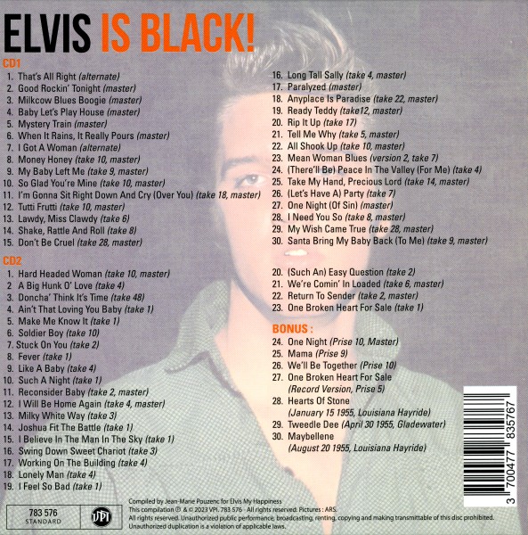 CD Elvis Is Black! VPI 783 576