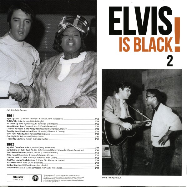 LP Elvis Is Black! VPI 783 549