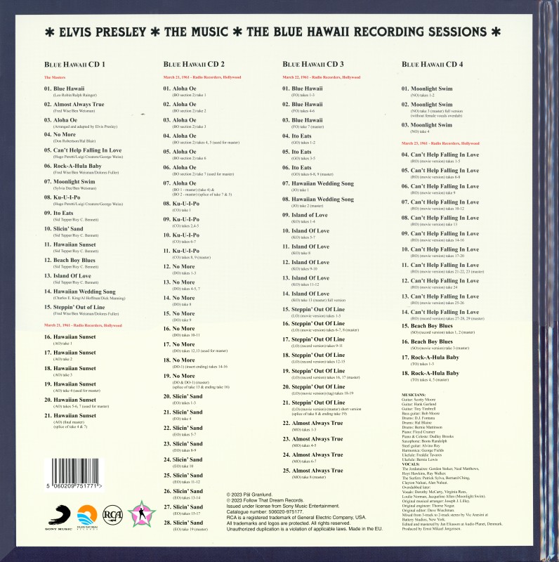 CD-Book The Making Of Blue Hawaii FTD 506020-975177