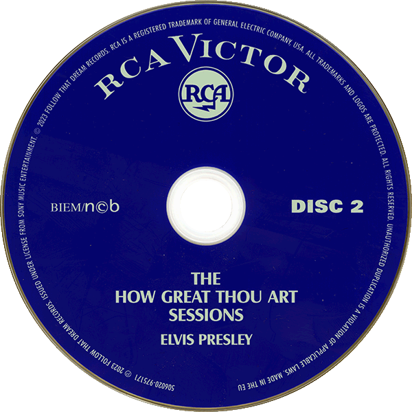 CD The How Great Thou Art Sessions  FTD 506020 975171