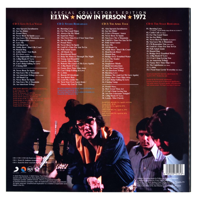 CD-Book1 Elvis Now In Person 1972 FTD 506020-97518