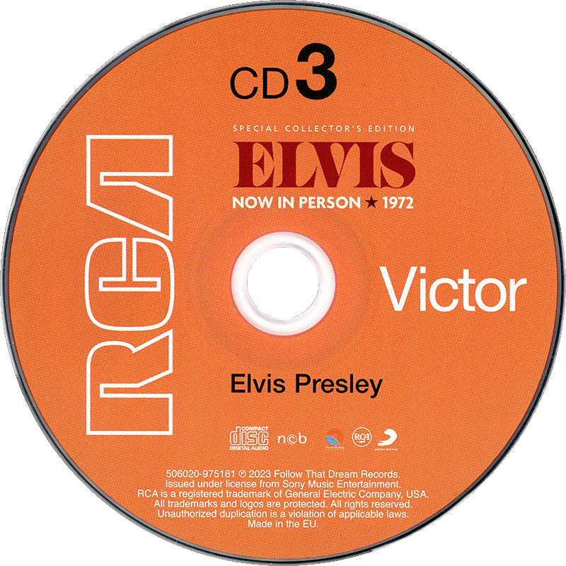 CD-Book1 Elvis Now In Person 1972 FTD 506020-97518