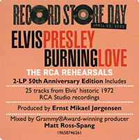 LP Burning Love The RCA Rehearsals RCA Legacy 19658746 261