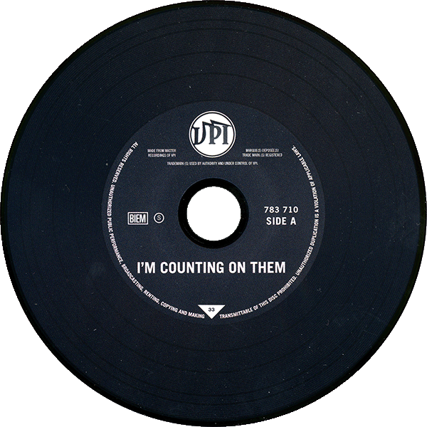 CD I'm Counting On Them  VPI 783 710