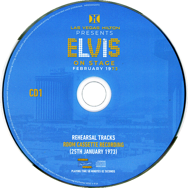 CD Elvis On Stage February 1973  MRS MRS10002073