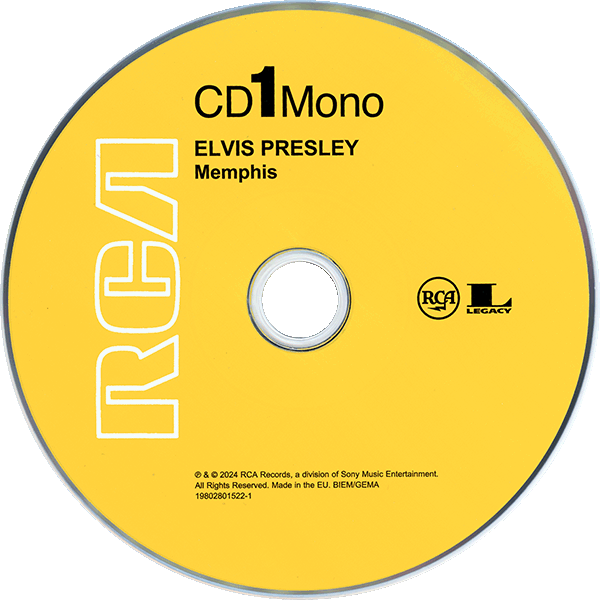 CD  Memphis RCA Legacy 198028 01522