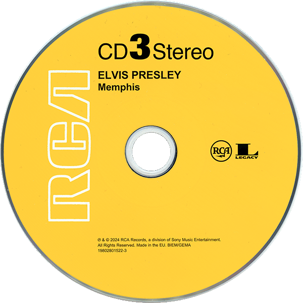 CD  Memphis RCA Legacy 198028 01522