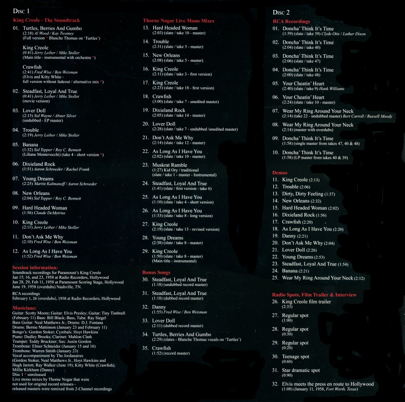 LP-CD-Book The Making Of King Creole FTD 506020-975192