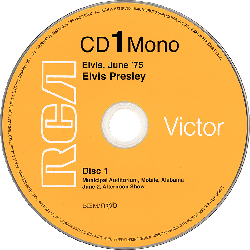 CD Elvis June '75 FTD 506020-975194