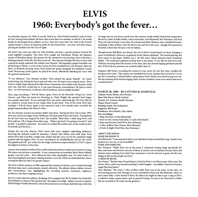 LP 1960 Everybody's Got The Fever... VPI 783850