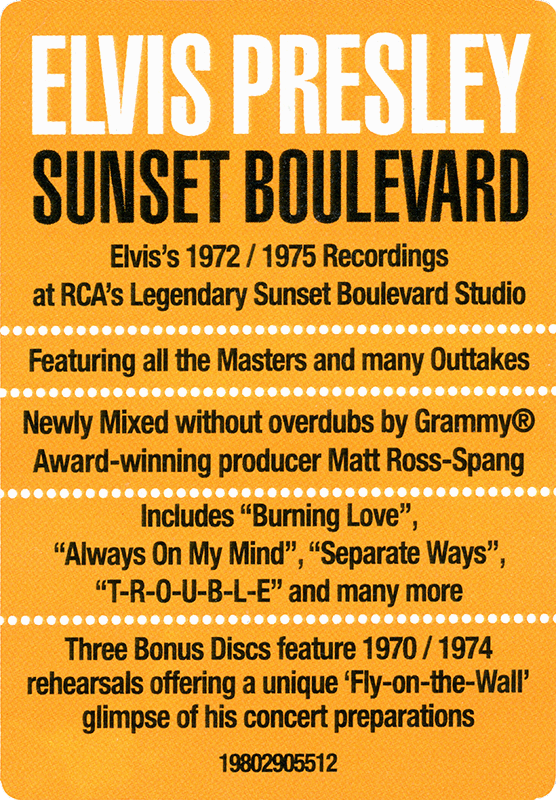 CD Sunset Boulevard RCA Legacy 1980290 5512