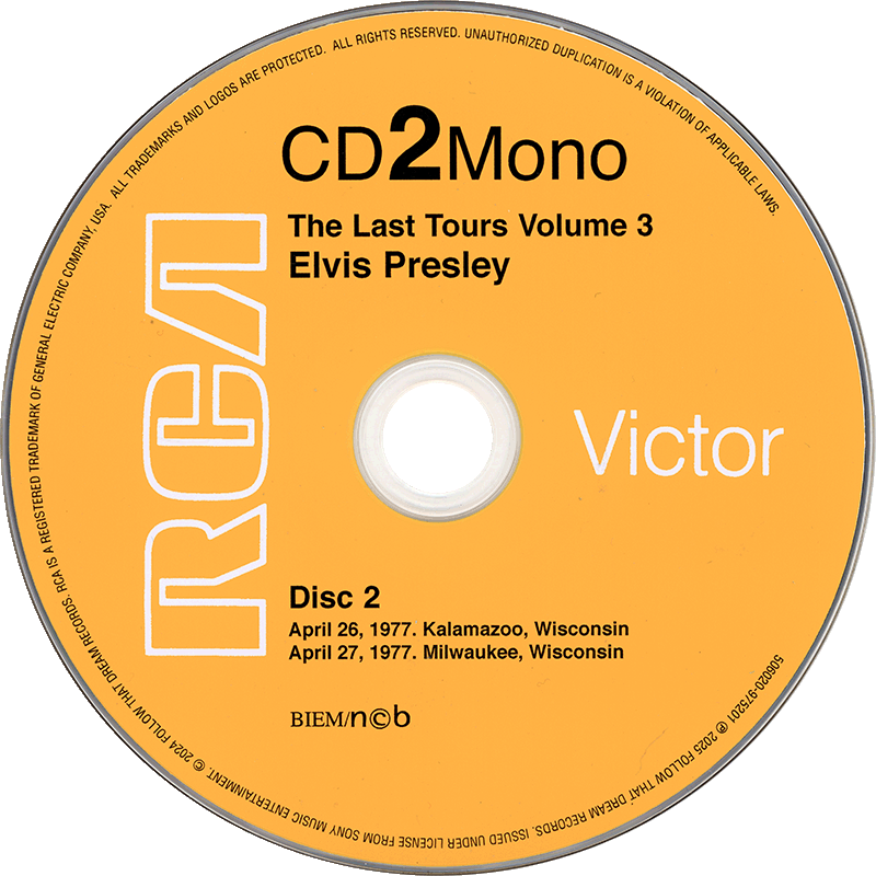 CD The Last Tours Volume 3 FTD 506020 9752013