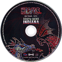 CD Elvis on Tour 1974 South Bend Indiana MRS MRS40011074