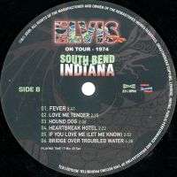 LP Elvis on Tour 1974 South Bend Indiana MRS MRV40011074